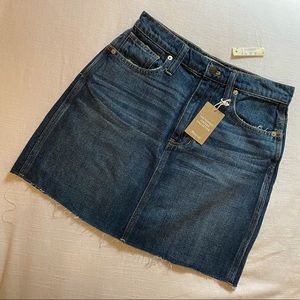 Madewell Denim Mini Skirt sz.25 NEW WITH TAGS